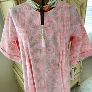 BEAUTIFUL, NWT VTG "MISS ELAINE" LIGHTWEIGHT SUMMER ROBE/SWIM/ BEACH COVER UP!